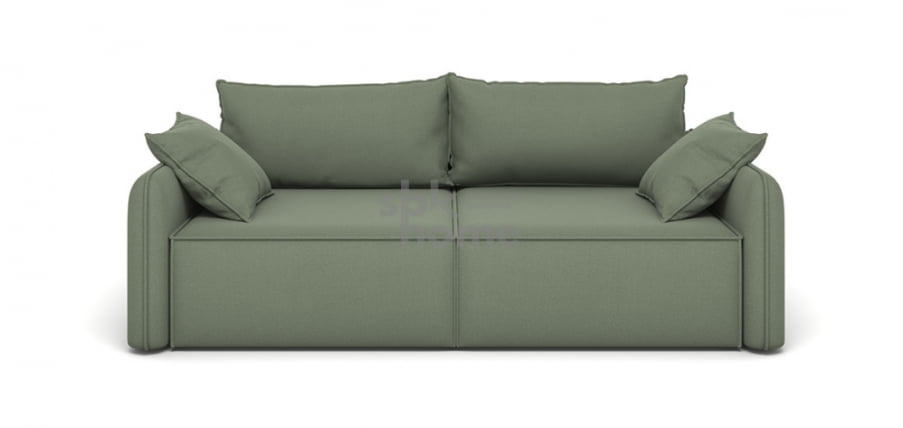 Диван Лофт  прямой ткань Jasper ash (1280*2320*810) Серый, 2117895/50634/9_2