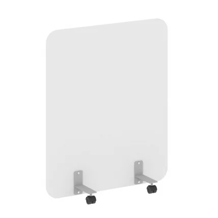 Перегородка на металлических опорах, на роликах R-line  DP.R-100-120 Белый_0