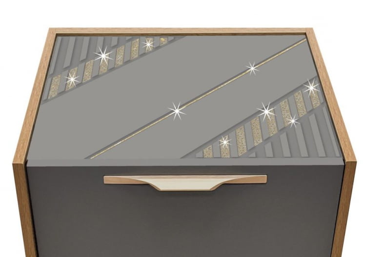 Тумба прикроватная Монако 902.07 Дуб Вотан Оникс Графит_7