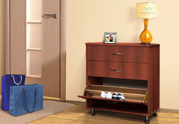 Тумба для обуви Визит - 7 (Итальянский орех)_0