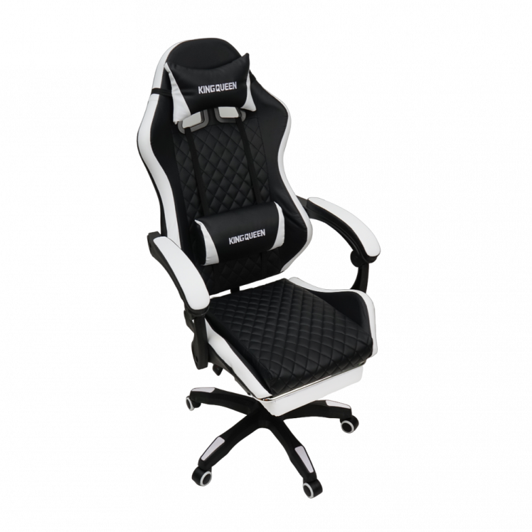 Кресло 892-1 цвет черный/белый с массажем 892-1-black-white-mass_6