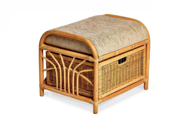 Пуф с 1 выдвижным ящиком 12/20 мед_0