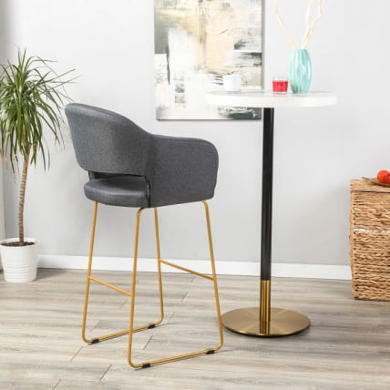 Кресло Бар Oscar Б темно-серый/Линк золото_7