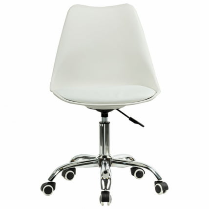 Офисное кресло BRABIX Eames MG-310 CH экокожа Белый_4