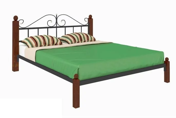 Кровать Диана Lux 1200х2000 Черная_0