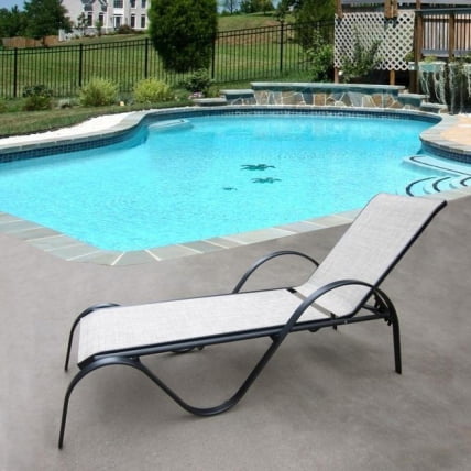 Шезлонг-лежак Рио-Люкс MC-3033N/W Beige_0