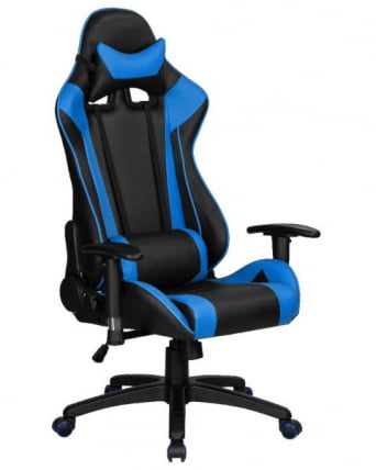 Кресло игровое DOBRIN BRIAN (черно-синее)_1