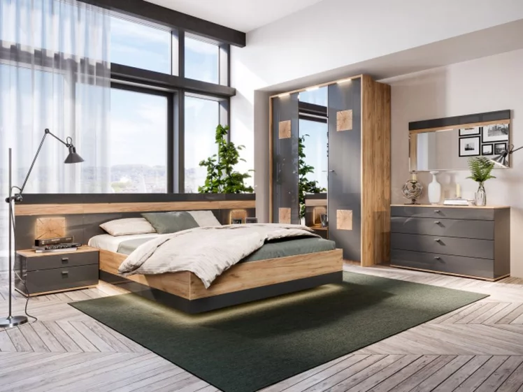 Стол туалетный комбинированный Фиджи ЛД 659.460.000 Дуб Золотой Антрацит_4