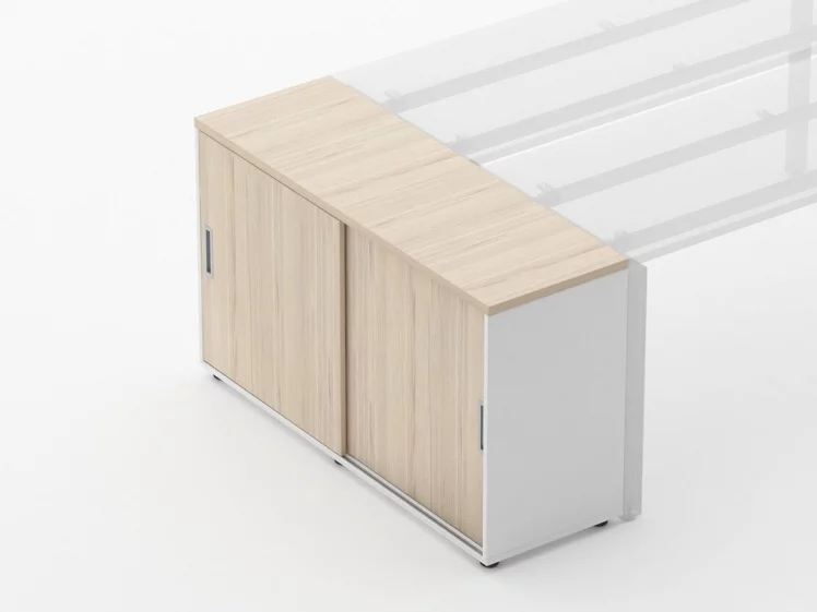 Тумба-купе для рабочего модуля Deka 9.02.125 Туя/Белый_2