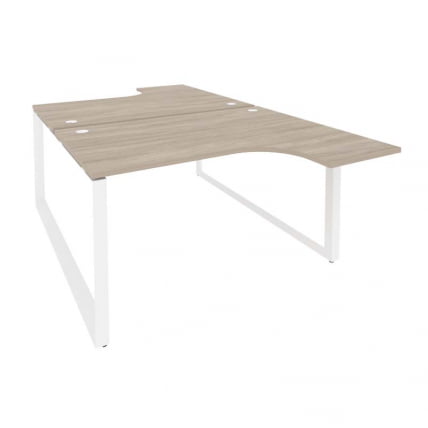 Рабочая станция на О-образном м/к ONIX O.MO-D.SA-3 Дуб Аттик/Белый_0