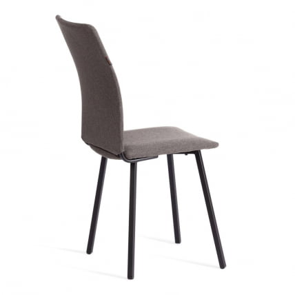 Стул обеденный La Rousse ткань рогожка, 49х50х93, серый/черный, 3M 16/2_5