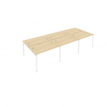 Рабочая станция на 6 раб.места Metal System Б.СМ-6.2 Акация/Белый_0