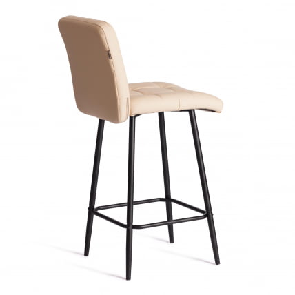 Полубарный стул Medeo/Медео экокожа , бежевый, 42х56х102 см_2