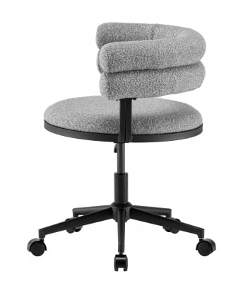 Стул офисный Понтй серый черные ножки / Ponty_3