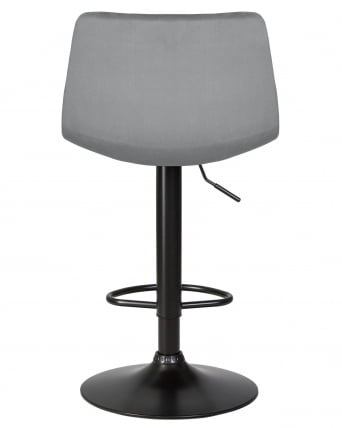 Стул барный DOBRIN TAILOR BLACK (серый велюр (MJ9-75))_4