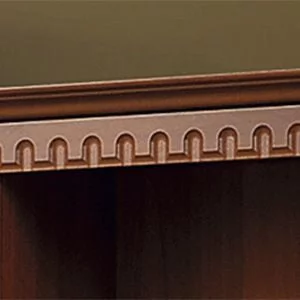 Шкаф-витрина угловой Гармония-4 (Итальянский орех)_3