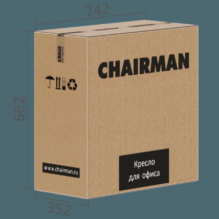 Кресло руководителя CHAIRMAN 535 BLACK Серый_5