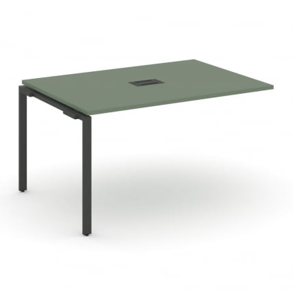 Проходной наборный элемент переговорного стола CONCEPT CN.NPRG-011 Кобо Антрацит_0