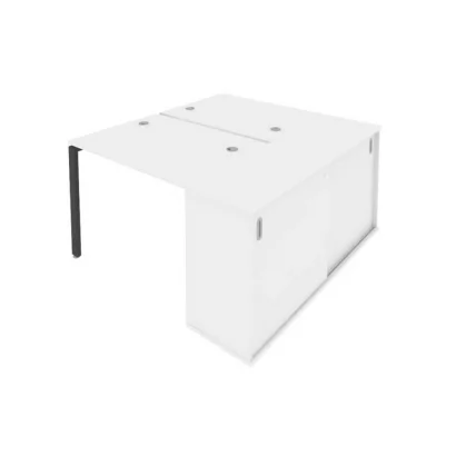 Рабочая станция с опорным шкафом-купе Metal SystemБ.Б.РС-СШК-1.1 Белый/Антрацит_0