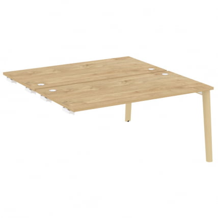 Стол-приставка двойной к опорным элементам ONIX WOOD OW.D.SPR-4.8 Тиквуд Светлый/Светлый_0