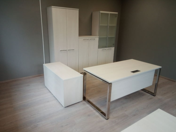 Экран из ЛДСП GLOSS LINE 9НЭК.408.1 Ivory_2