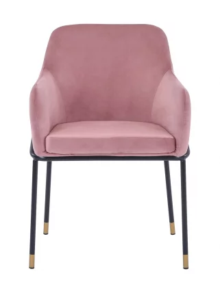 Стул Сандра велюр Пыльно-розовый_3