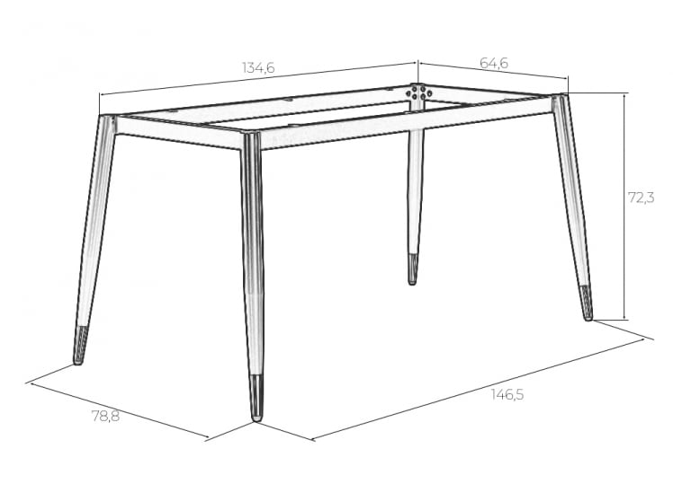 Подстолье обеденное DOBRIN LESTER_4