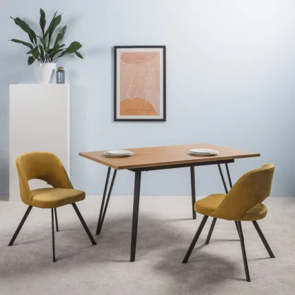 Стол раздвижной Диего 120-160 Дуб Корбридж_БЕЛЫЙ_7