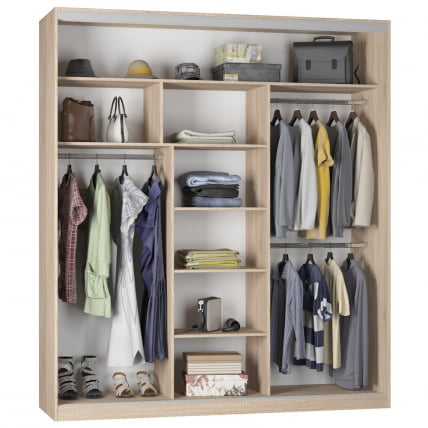 Шкаф-купе Б-220х200х60-3(Венге-Д7Д7Д7) / B-220х200х60-3(Венге-D7D7D7)_1