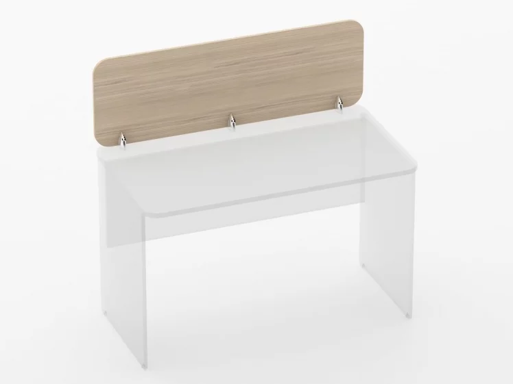 Экран разделительный прямой Glassy 5.14.12 Орех_0