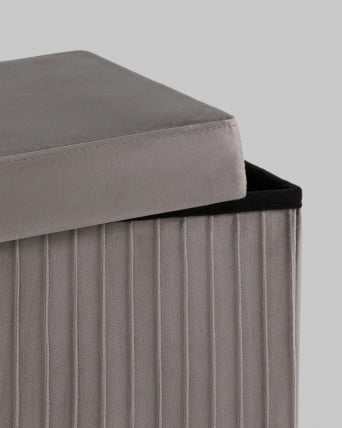 Пуф складной с ящиком Store Square Антрацитовый_2