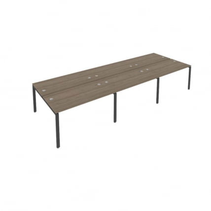 Рабочая станция на 6 раб.места Metal System Б.СМ-6.3 Вяз/Антрацит_0