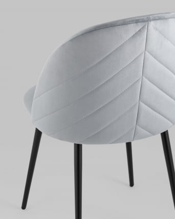 Стул Фолио велюр Серый_6