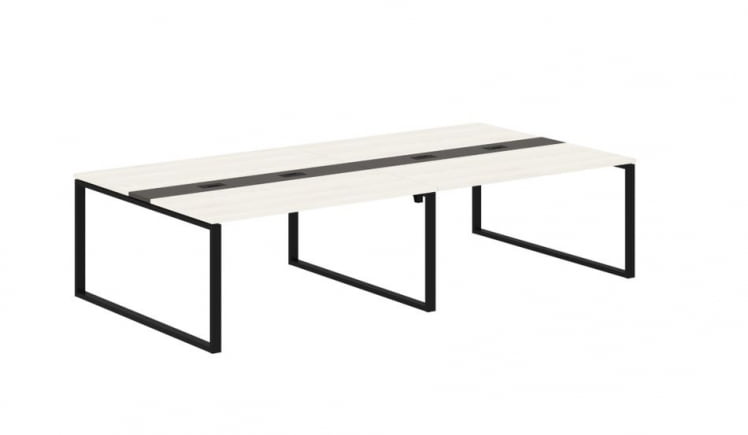 Переговорный стол EDIS EQCT 3116 Ясень Траун Мокко Черный_0