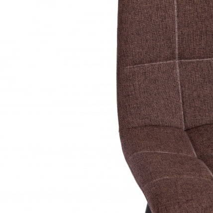 Стул CHILLY MAX ткань/металл, 45 х 54 х 90 см , темно-коричневый 01/черный_7