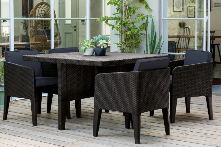 Набор мебели Columbia set 5 pcs Графит_1