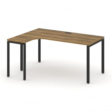 Стол эргономичный левый CONCEPT CN.OSA-002(L) Сандал Янтарный Черный_0