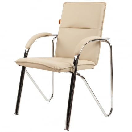 Комплект офисных кресел CHAIRMAN 851 экокожа Бежевый_1