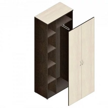 Шкаф для одежды Р.Ш-8 дуб молочный_0