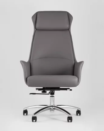 Кресло руководителя ТопЧаирс Викинг Серое / TopChairs Viking_2
