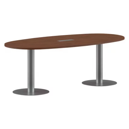Конференц-стол на 6-8 человек IMAGO ПРГ-3 Орех Французский-алюминий_0