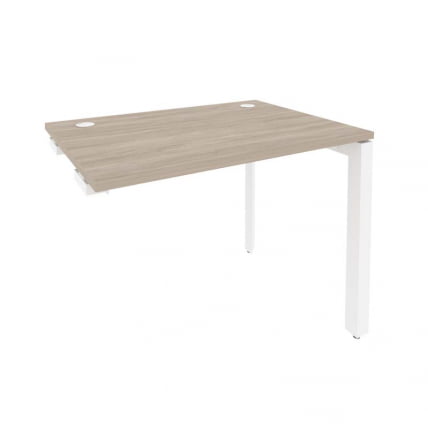 Стол-приставка на П-образном м/к к опорным элементам ONIX O.MP-SPR-1.7 Дуб Аттик/Белый_0