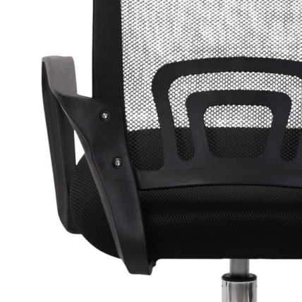 Кресло CROMEX (КРОМЕКС) Top CH-695 ХРОМ сетка/ткань TW черное_8