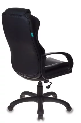 Кресло руководителя Бюрократ CH-839/BLACK экокожа черный Пегас_3