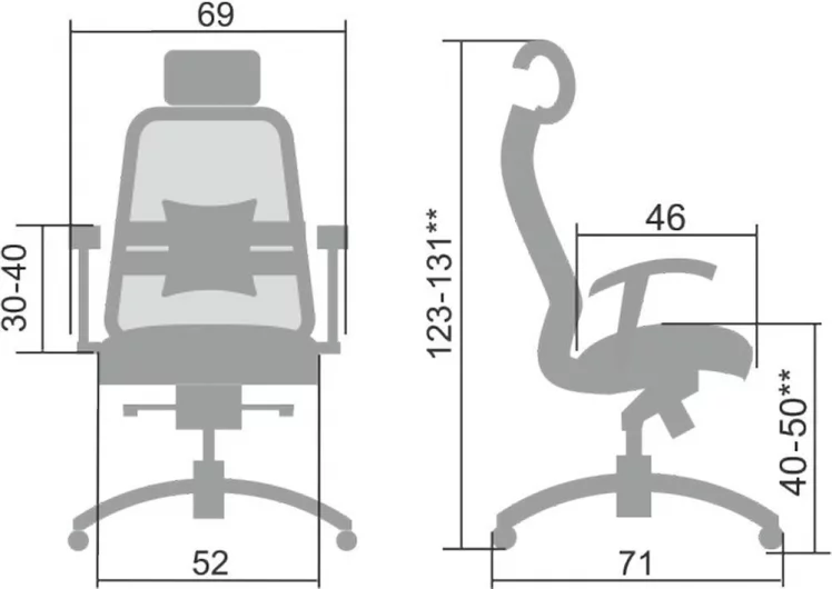 Кресло руководителя Samurai SL-3.04 Черный плюс_3