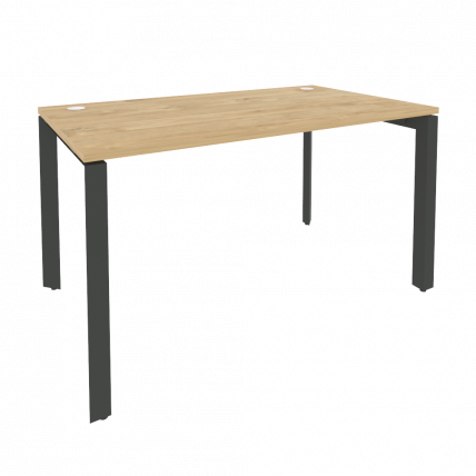 Стол рабочий на П-образном м/к ONIX O.MP-SP-3.8 Тиквуд Светлый/Антрацит_0