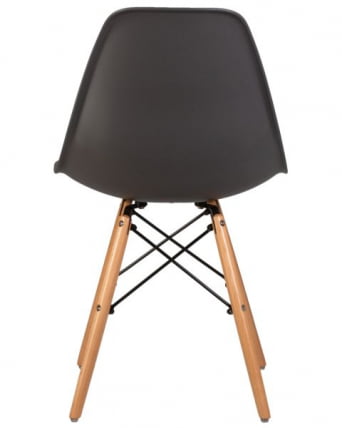 Стул обеденный DOBRIN DSW (ножки светлый бук, цвет темно-серый (GR-04)) 4 шт_5