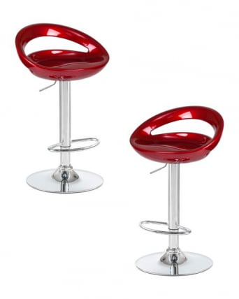 Стул барный ДОБРИН ДИСCО (бордовый металлик) 2 шт / DOBRIN DISCO_0