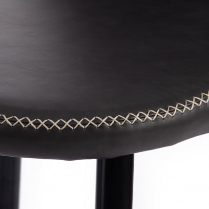 Стул барный FLAIR BAR (mod. 9018) экокожа/металл, 60 х 56 х 106 см , серый 22/черный_7