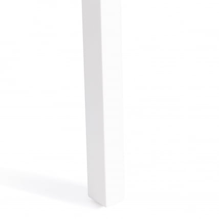 Стол АЛИГЕРЙ ЛДСП/ХПЛ/опора-массив березы , 130 х 75+30 х 75 см, Мрамор светлый/белый / ALIGERY ЛДСП/HPL/опора-массив_11